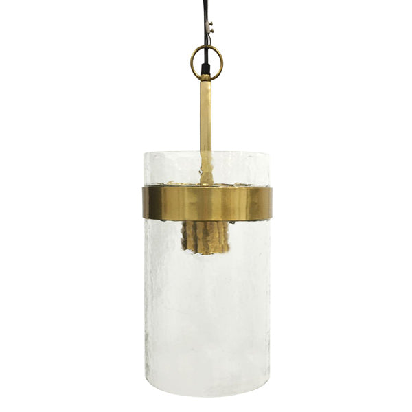 Product photograph of Libra Urban Botanic Collection - Atrium Three Light Glass Pendant Metallic Champagne from Olivia's