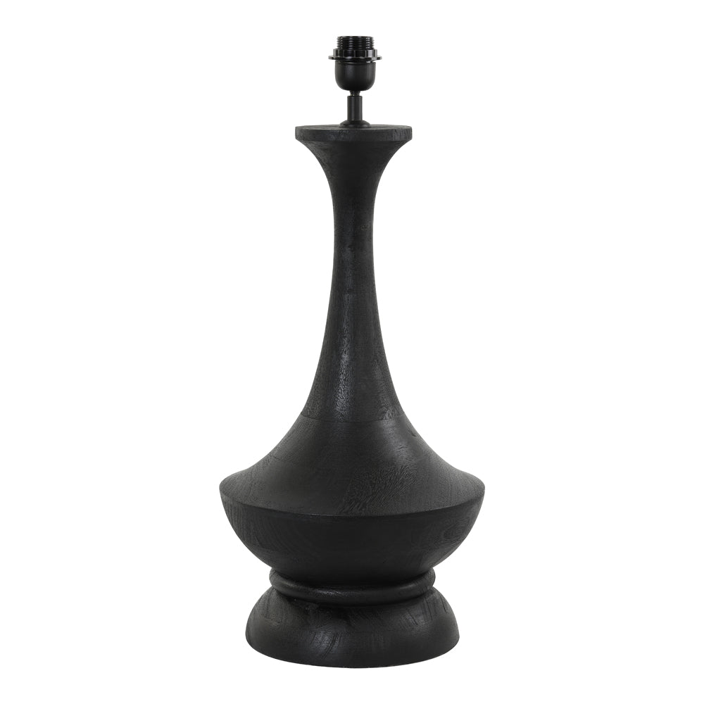 Product photograph of Light Living Nicolo Table Lamp Base Black from Olivia's