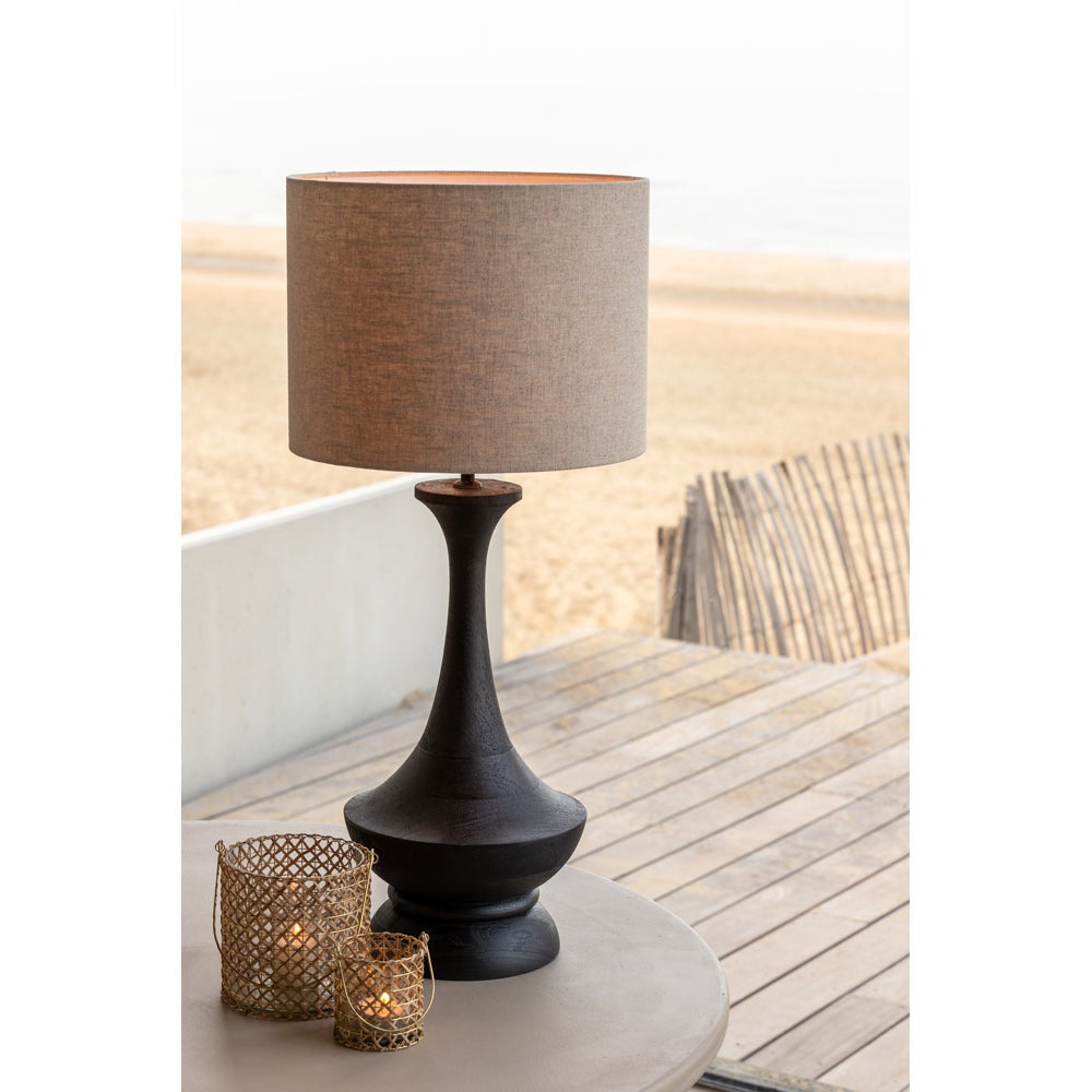 Product photograph of Light Living Nicolo Table Lamp Base Black from Olivia's.