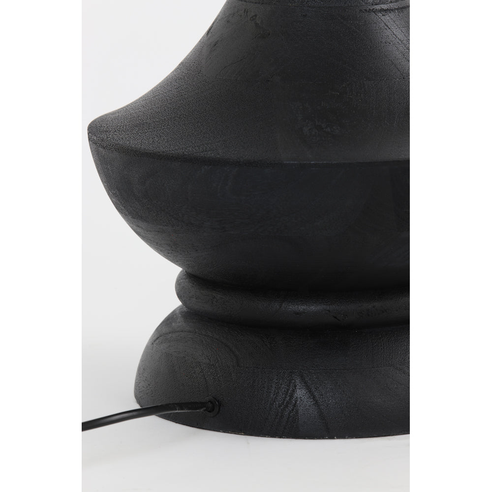 Product photograph of Light Living Nicolo Table Lamp Base Black from Olivia's.