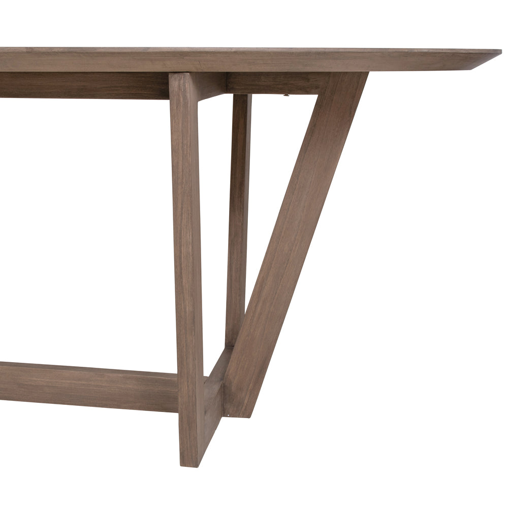 Product photograph of Libra Ovate Six Seater Wooden Dining Table from Olivia's.