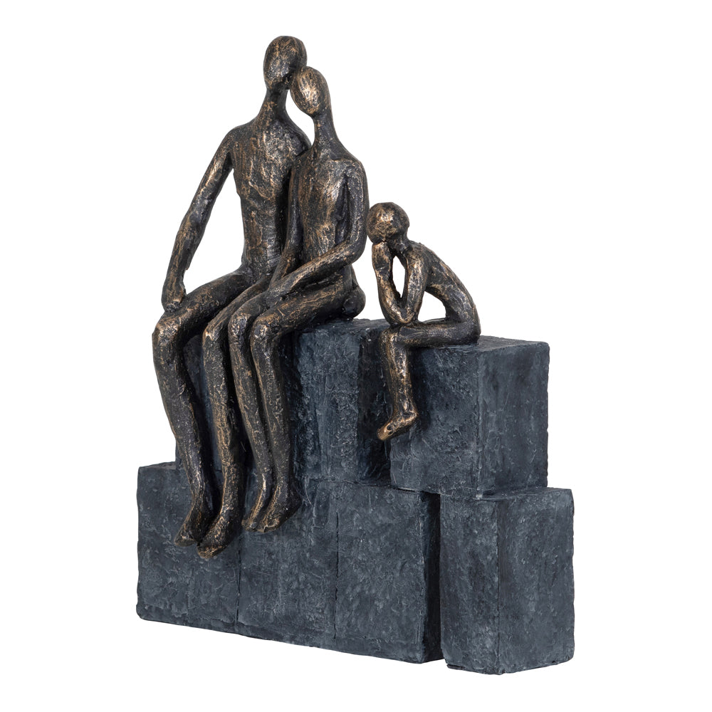 Product photograph of Libra Calm Neutral Collection - Bronze Blocks Family Of Three from Olivia's.