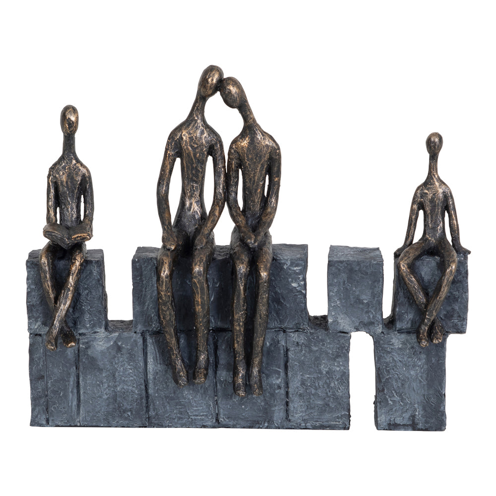 Product photograph of Libra Calm Neutral Collection - Bronze Blocks Family Of Four from Olivia's