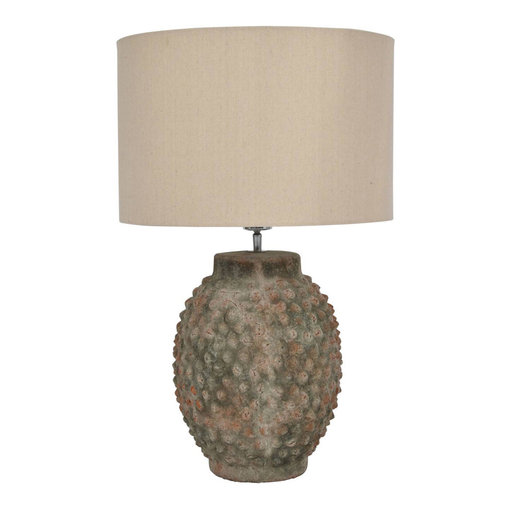 Product photograph of Libra Interiors Remus Terracotta Table Lamp With Shade from Olivia's