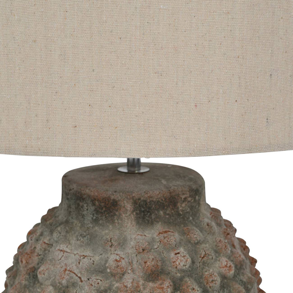 Product photograph of Libra Interiors Remus Terracotta Table Lamp With Shade from Olivia's.