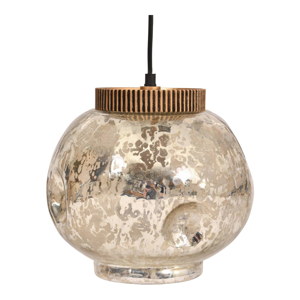 Product photograph of Libra Calm Neutral Collection - Aurora Glass Pendant Light from Olivia's
