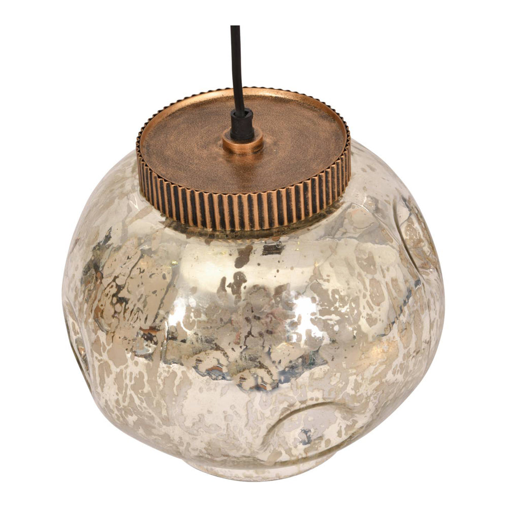 Product photograph of Libra Calm Neutral Collection - Aurora Glass Pendant Light from Olivia's.