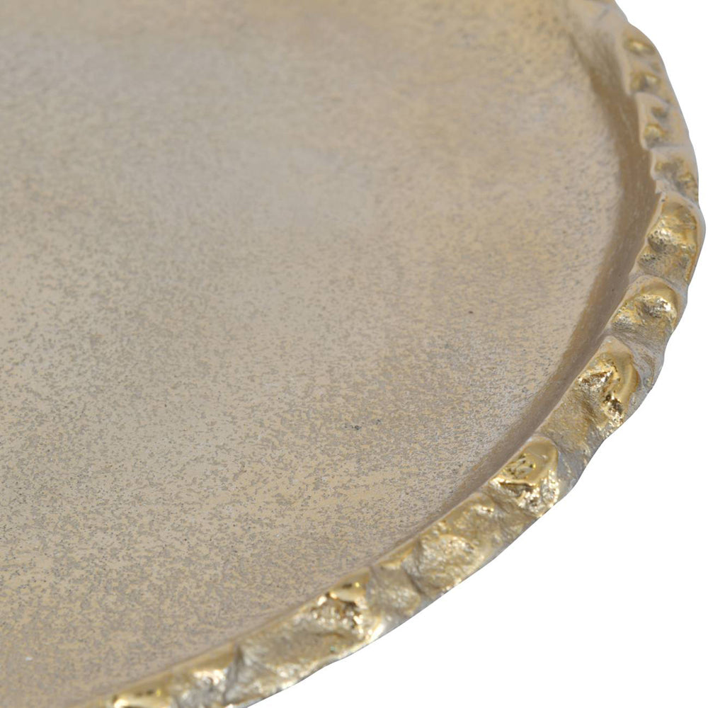 Product photograph of Libra Luxurious Glamour Collection - Merapi Lava 34 Cm Platter from Olivia's.