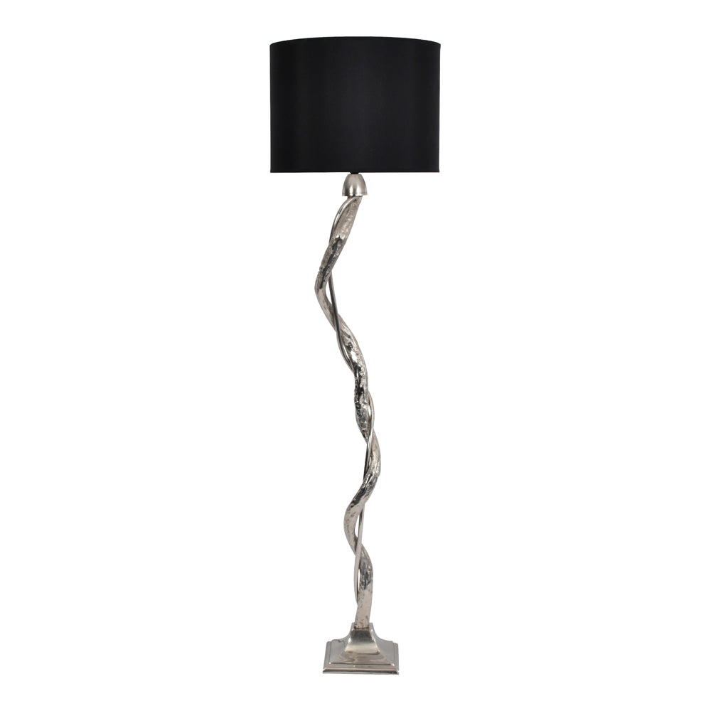 Product photograph of Libra Midnight Mayfair Collection - Iconic Twisted Willow Floor Lamp Base Only from Olivia's.