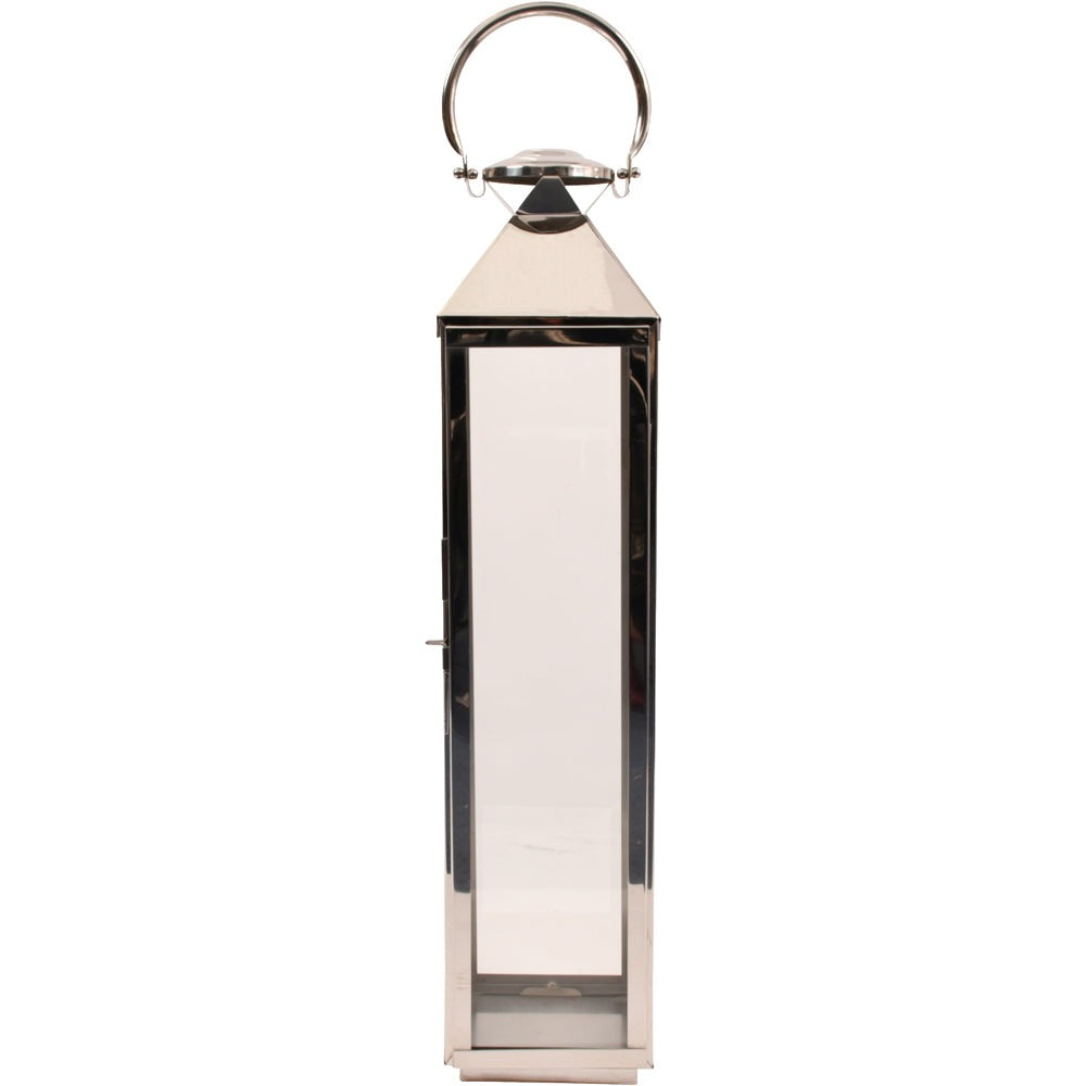 Product photograph of Libra Midnight Mayfair Collection - Iconic Brompton Short Lantern Polished Nickel from Olivia's