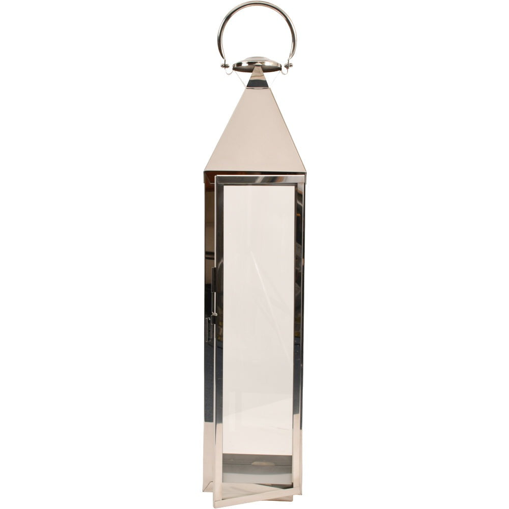 Libra Iconic Brompton Tall Lantern Polished Nickel