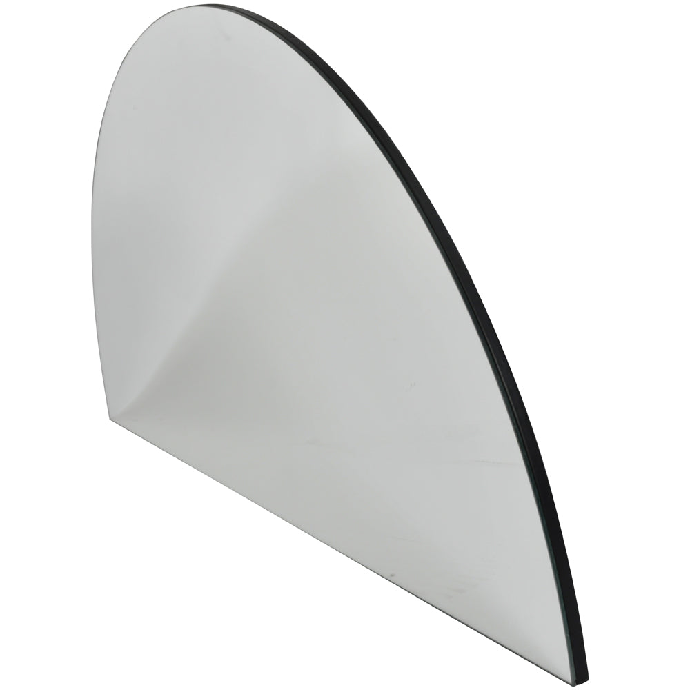 Product photograph of Libra Midnight Mayfair Collection - Half Moon Wall Mirror Clear from Olivia's.