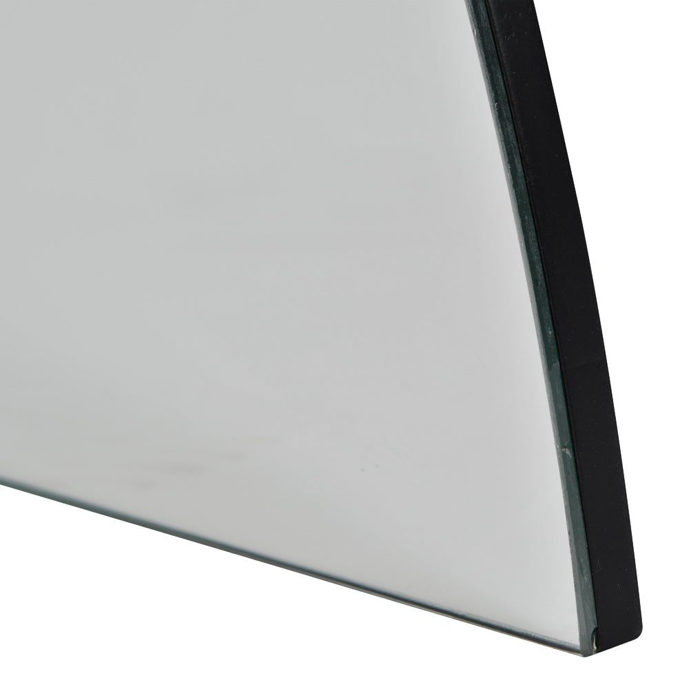 Product photograph of Libra Midnight Mayfair Collection - Half Moon Wall Mirror Clear from Olivia's.