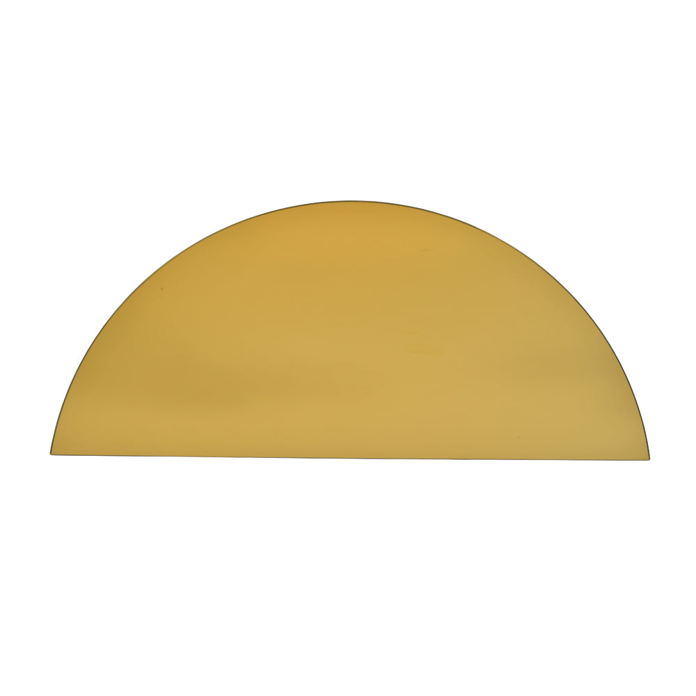 Libra Half Moon Wall Mirror Gold