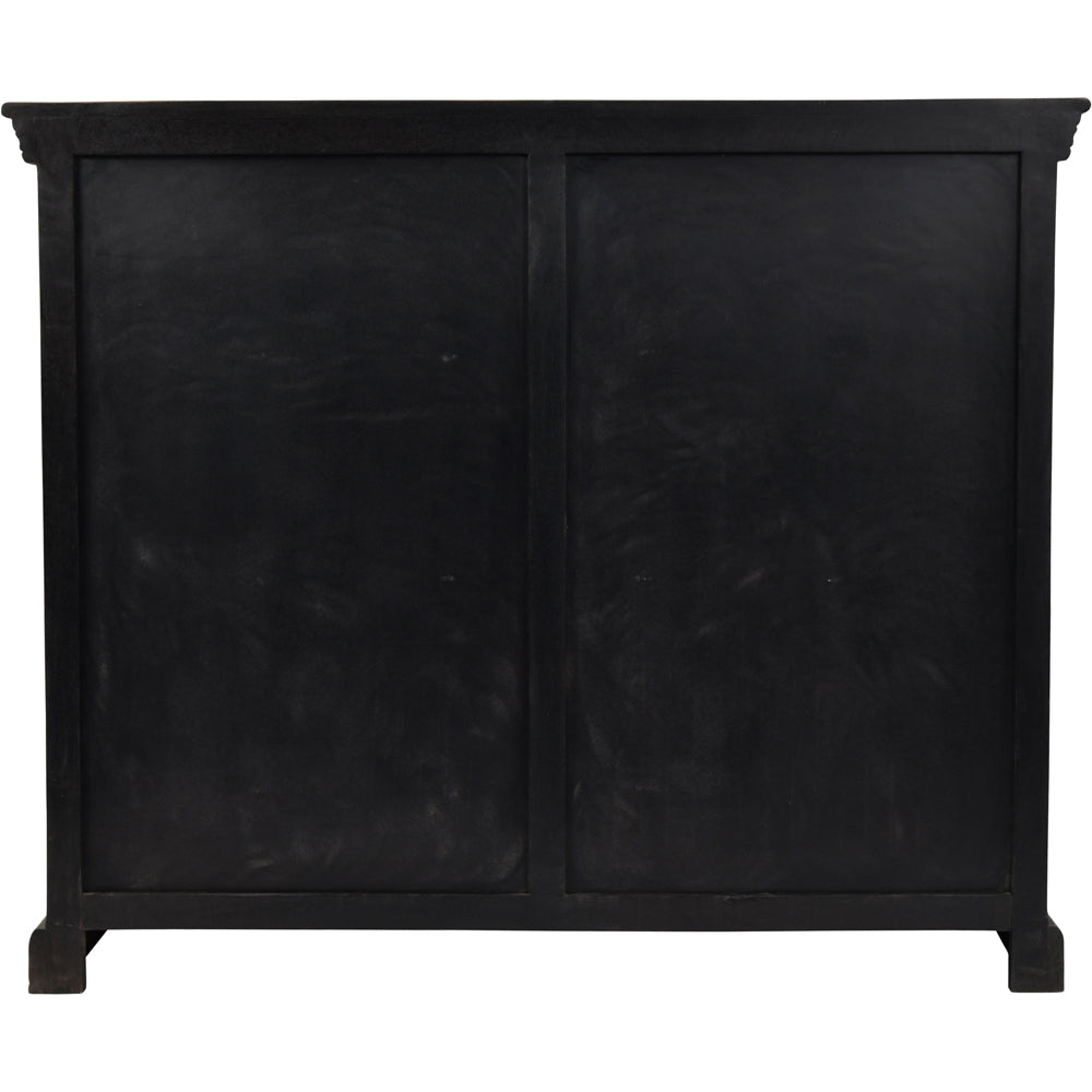 Product photograph of Libra Urban Botanic Collection - Hoxton Chest Of Drawers Black from Olivia's.