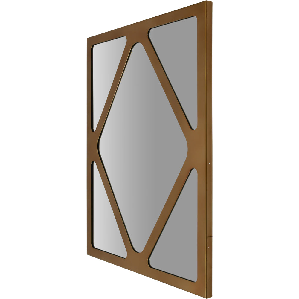 Product photograph of Libra Luxurious Glamour Collection - Metropolitan Mirror Satin Bronze Finish from Olivia's.