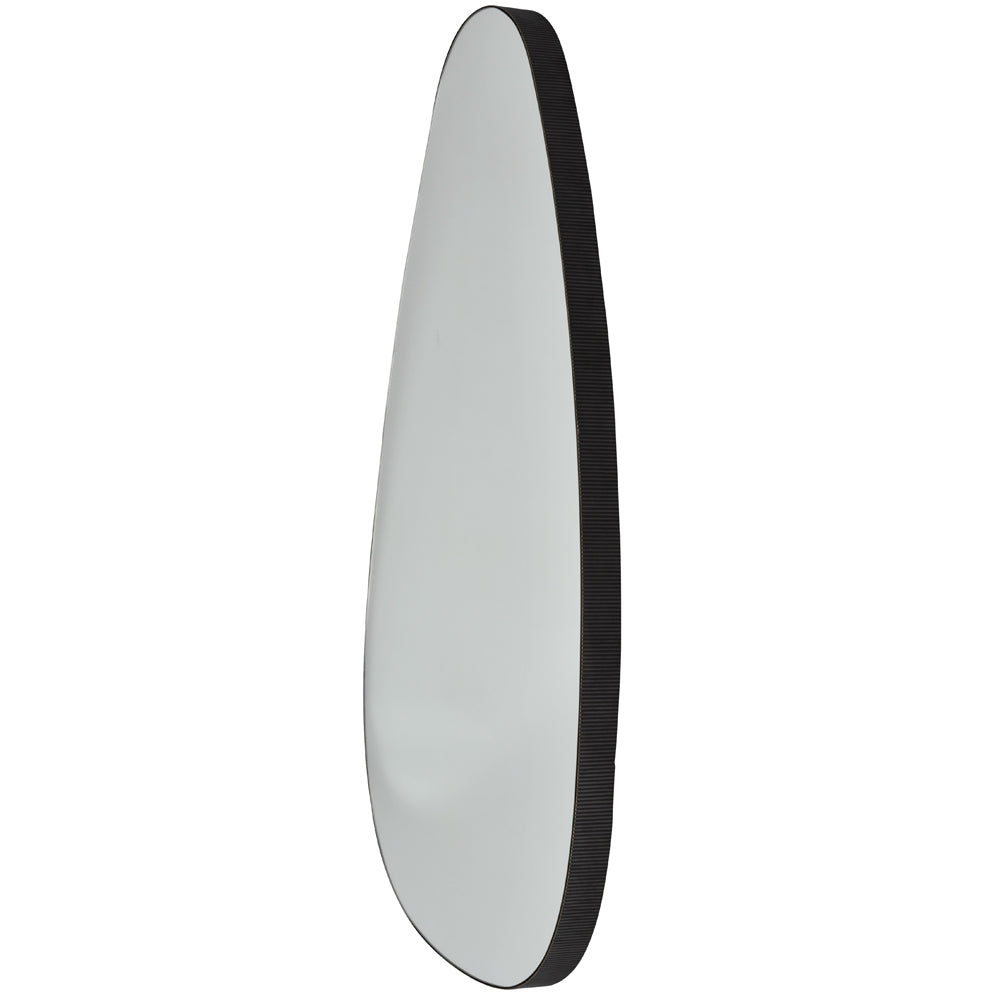 Product photograph of Libra Calm Neutral Collection - Organic Wall Mirror Bronze from Olivia's.