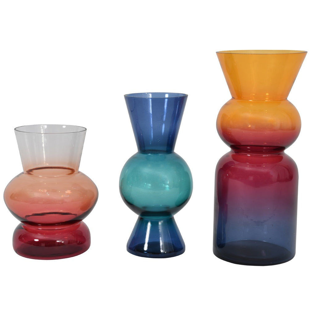 Product photograph of Libra Interiors Elise Vase Tropical Sunset from Olivia's.
