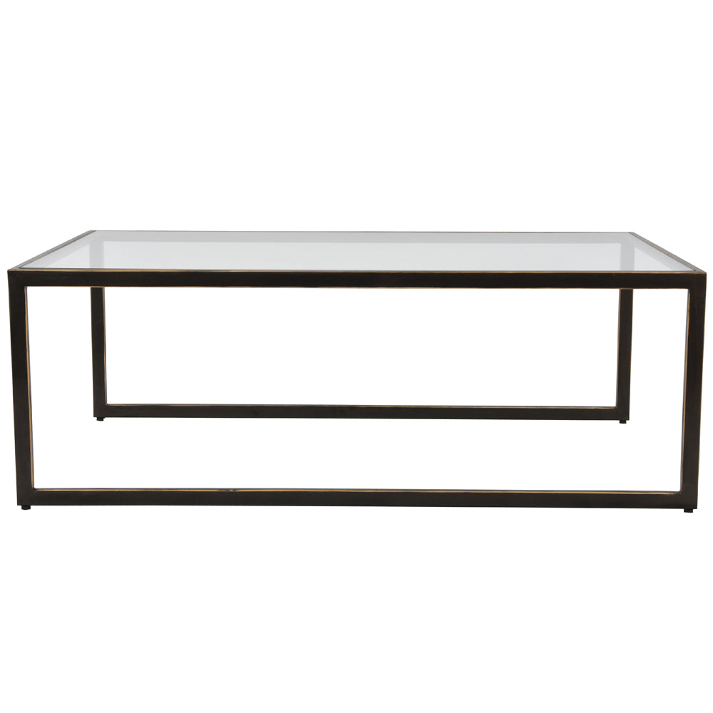 Product photograph of Libra Calm Neutral Collection - Deveraux Coffee Table Bronze from Olivia's