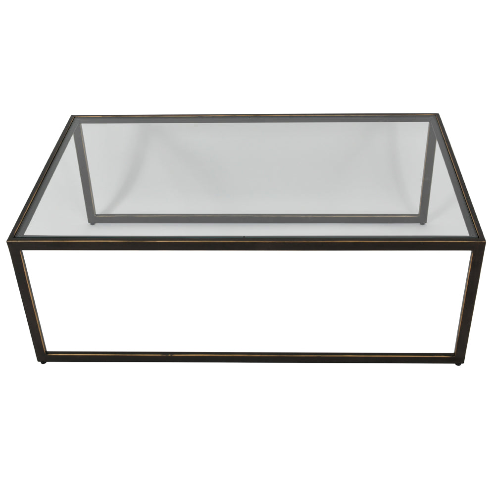 Product photograph of Libra Calm Neutral Collection - Deveraux Coffee Table Bronze from Olivia's.