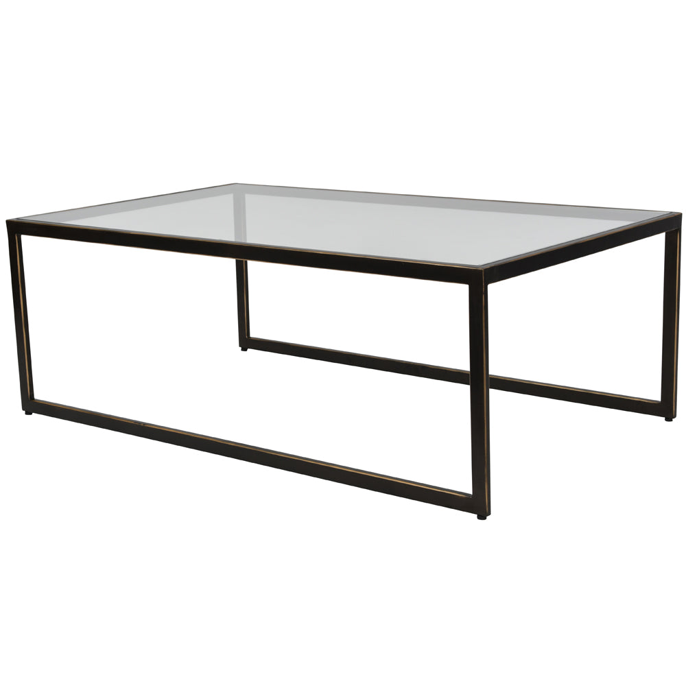 Product photograph of Libra Calm Neutral Collection - Deveraux Coffee Table Bronze from Olivia's.