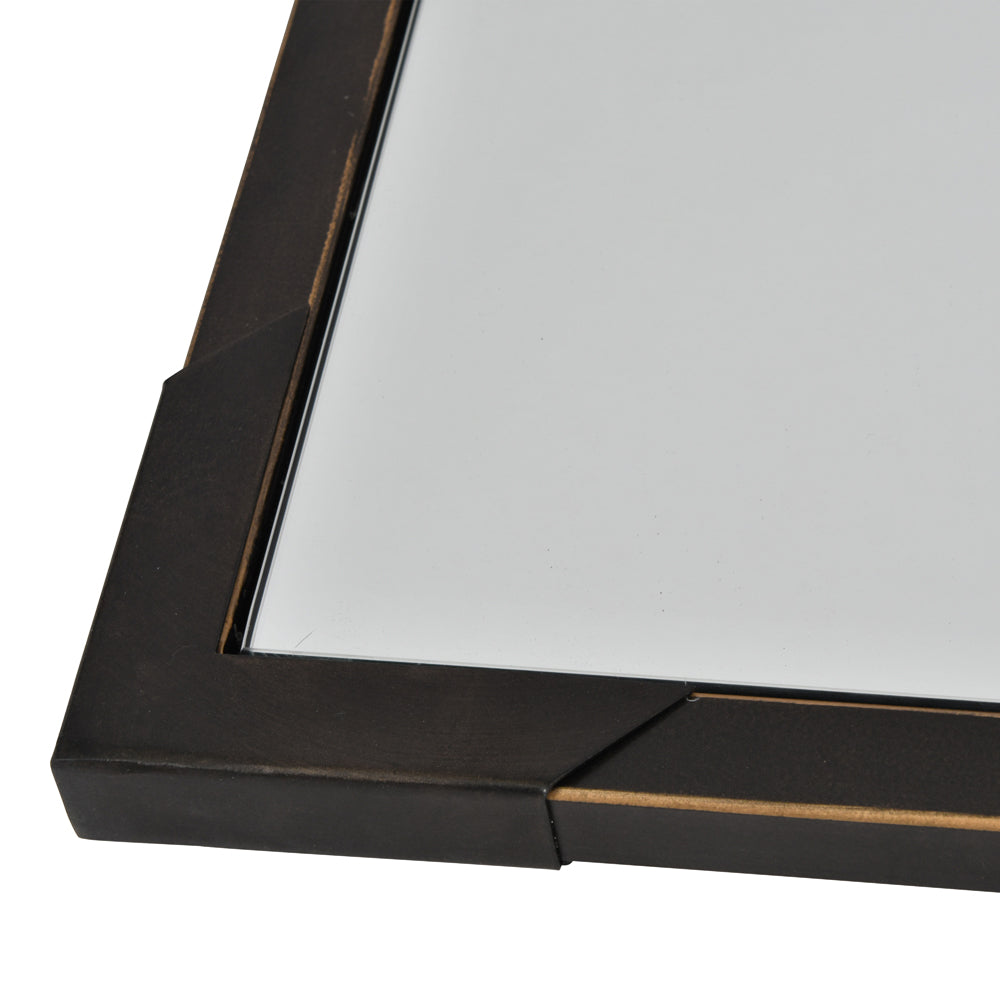 Product photograph of Libra Calm Neutral Collection - Deveraux Wall Mirror Bronze from Olivia's.