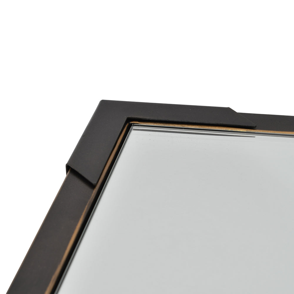 Product photograph of Libra Calm Neutral Collection - Deveraux Wall Mirror Bronze from Olivia's.
