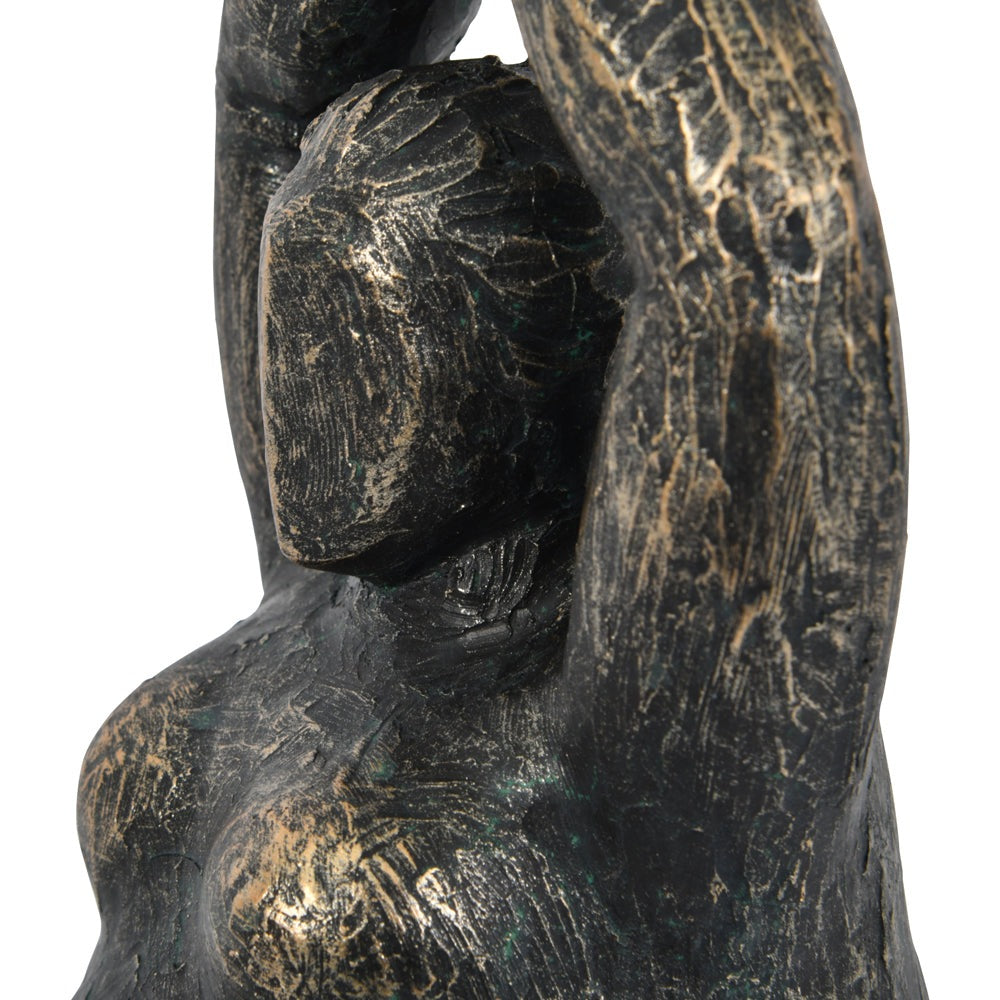 Product photograph of Libra Interiors Iris Praying Feminine Form Resin Sculpture from Olivia's.