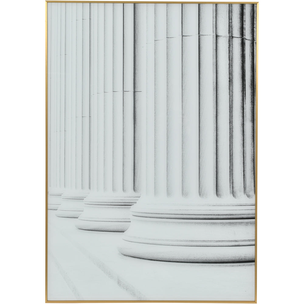 Product photograph of Libra Interiors Architectural Columns Wall Art Cream from Olivia's