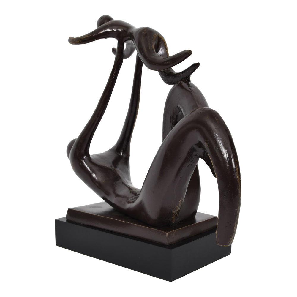 Product photograph of Libra Calm Neutral Collection - Iconic Bronzed Aluminium Parent And Baby Sculpture from Olivia's.