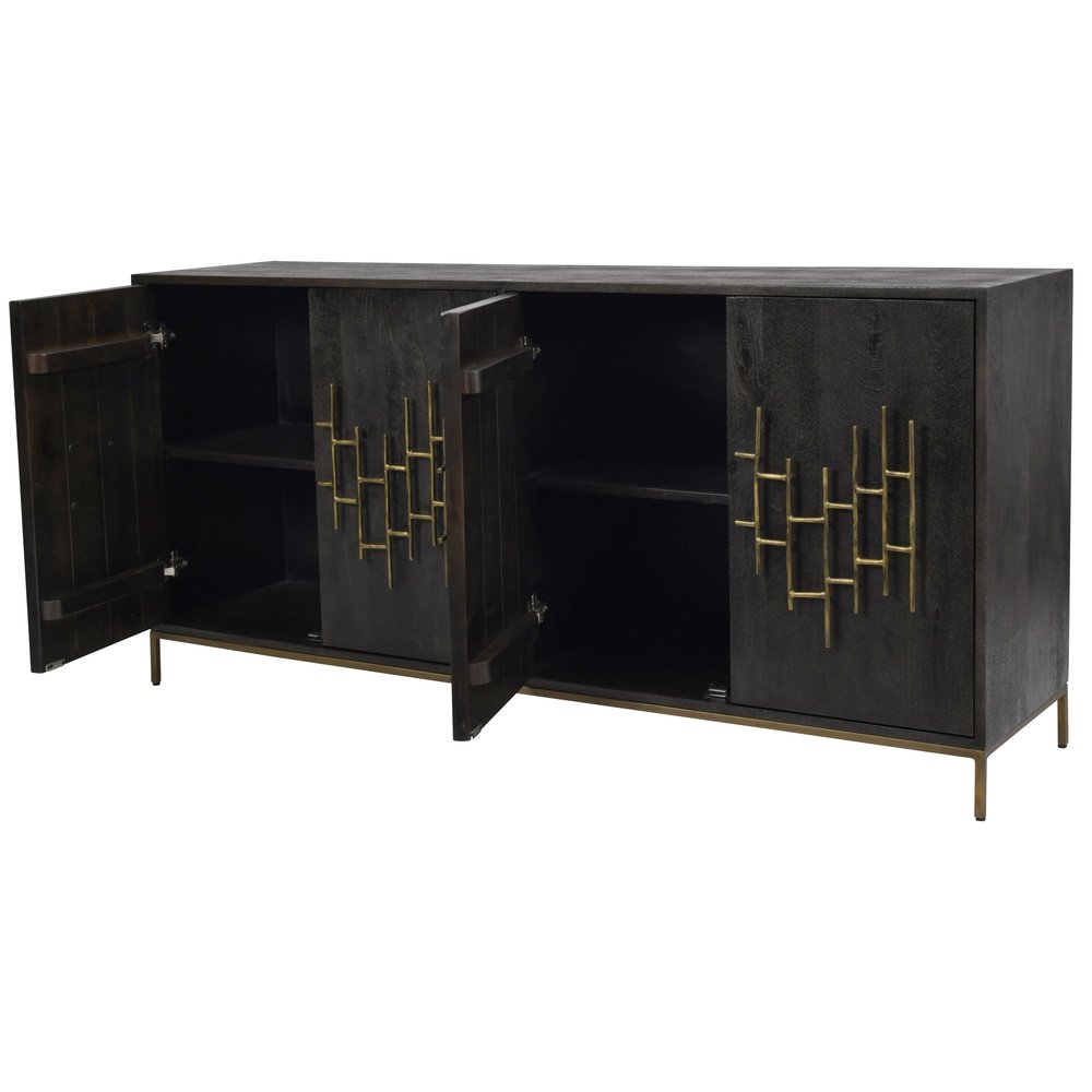 Product photograph of Libra Interiors Varenna 4 Door Buffet Sideboard from Olivia's.