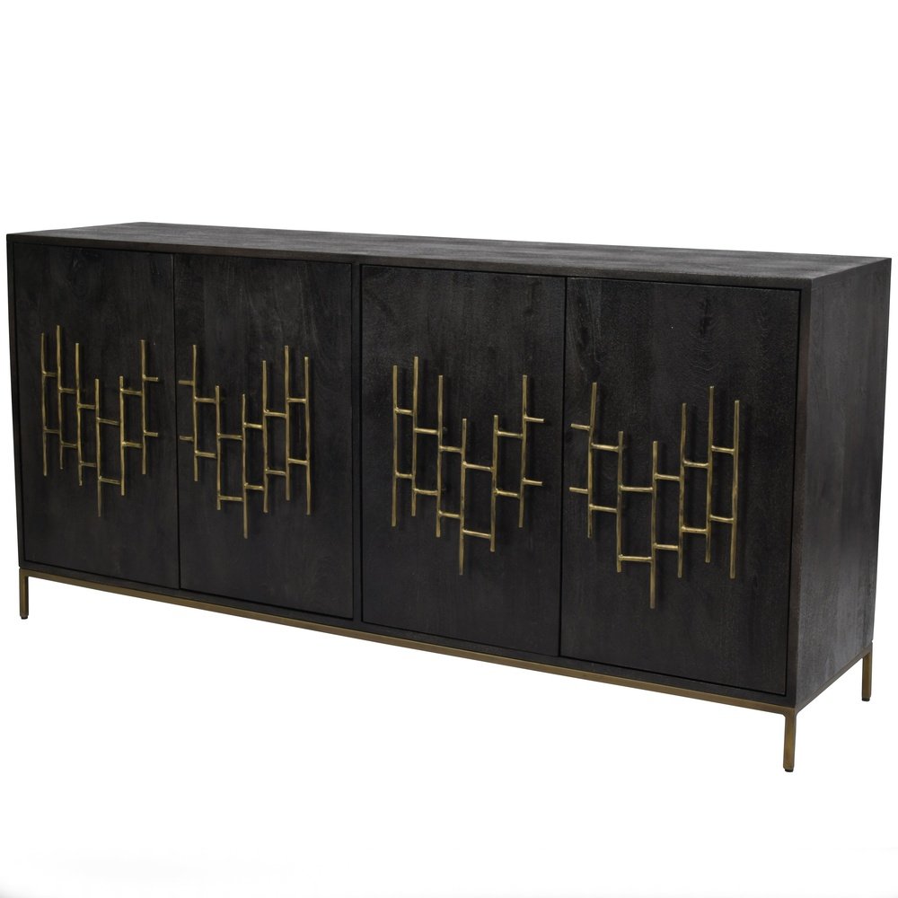 Product photograph of Libra Interiors Varenna 4 Door Buffet Sideboard from Olivia's