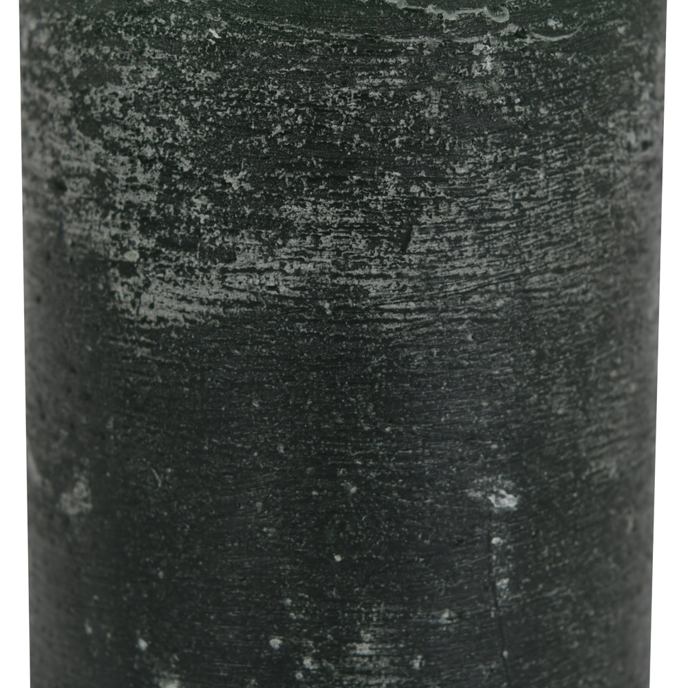 Product photograph of Libra Urban Botanic Collection - Forest Green Rustica Pillar Candle 7 X 12 Cm from Olivia's.