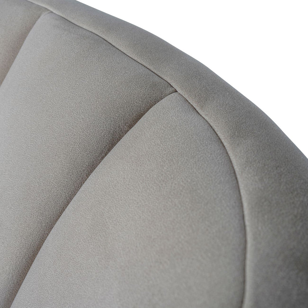 Product photograph of Libra Interiors Rothbury Upholstered Occasional Chair In Taupe from Olivia's.