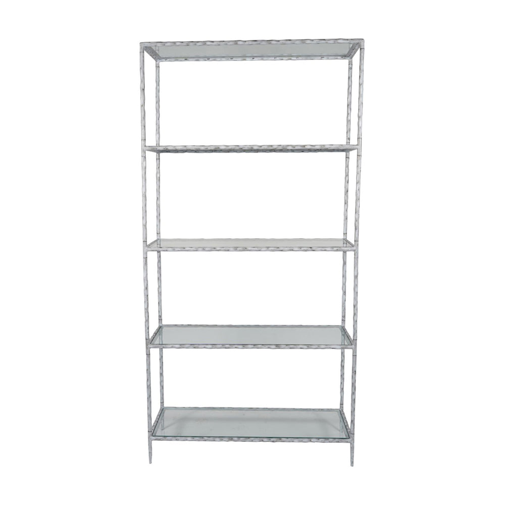 Libra Calm Neutral Collection Patterdale Hand Forged Shelving Unit In Table Chalk White