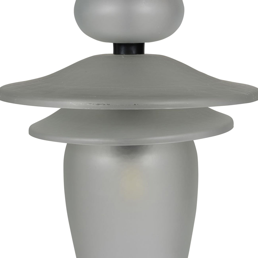 Product photograph of Libra Calm Neutral Collection - Astro Lunar Pendant In Matt Frosted Glass from Olivia's.