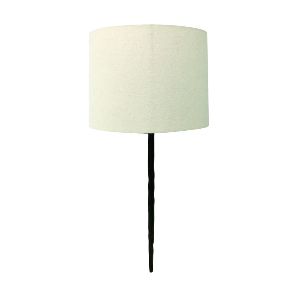 Libra Calm Neutral Collection Patterdale Wall Light With Shade In Dark Gilded Bronze