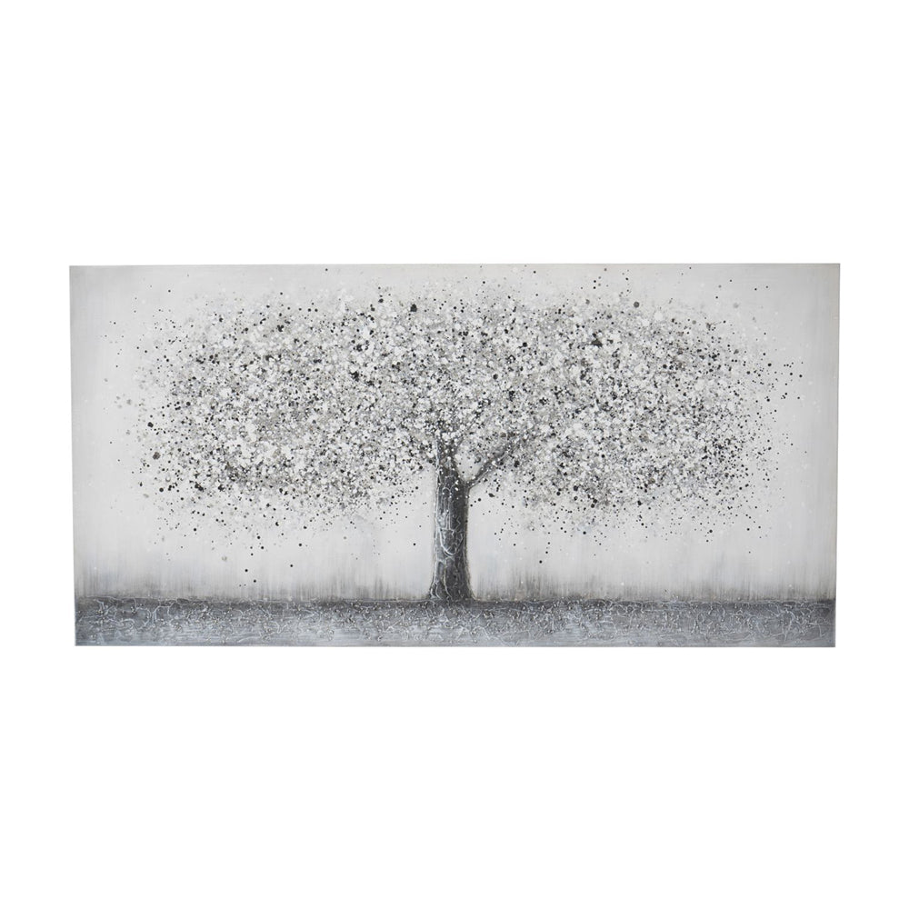 Product photograph of Libra Interiors Tonal Tree Canvas 150x75cm from Olivia's
