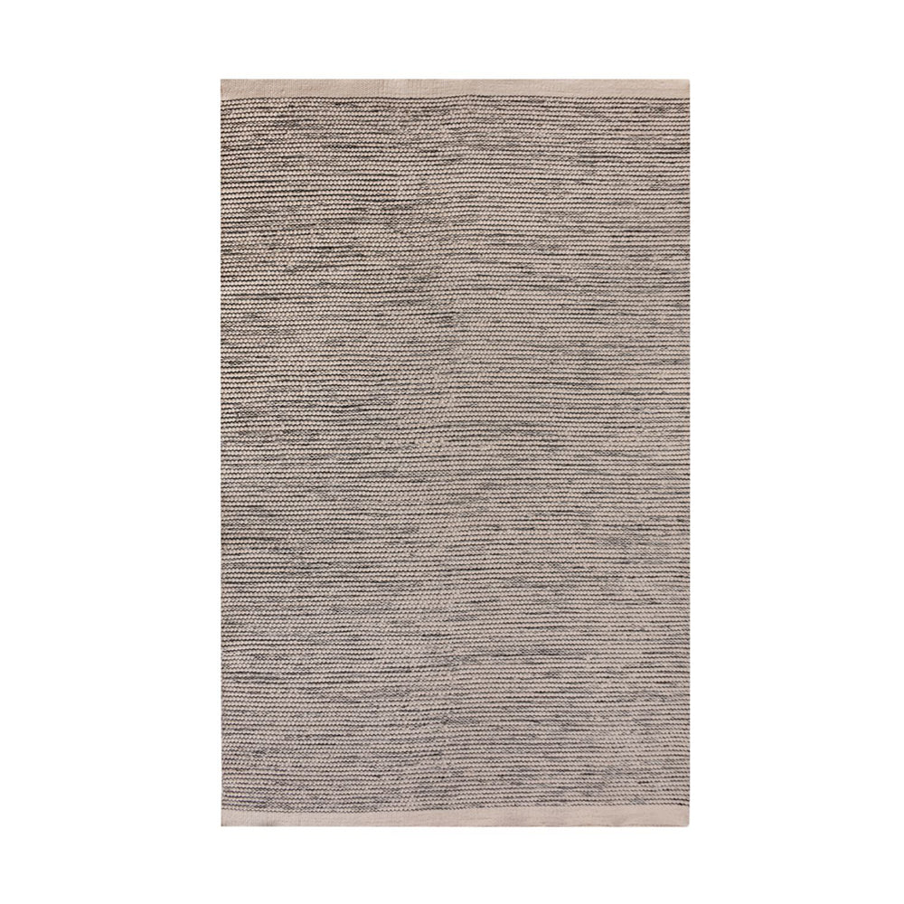 Libra Midnight Mayfair Collection Oakridge Hand Woven Wool Rug In Ivory Charcoal 160x230cm