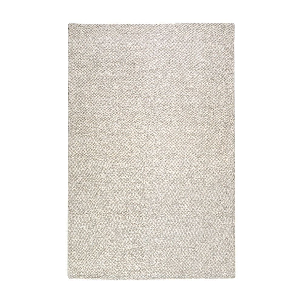 Libra Luxurious Glamour Collection Pebbles Hand Woven Wool Rug In Beige 160x230cm