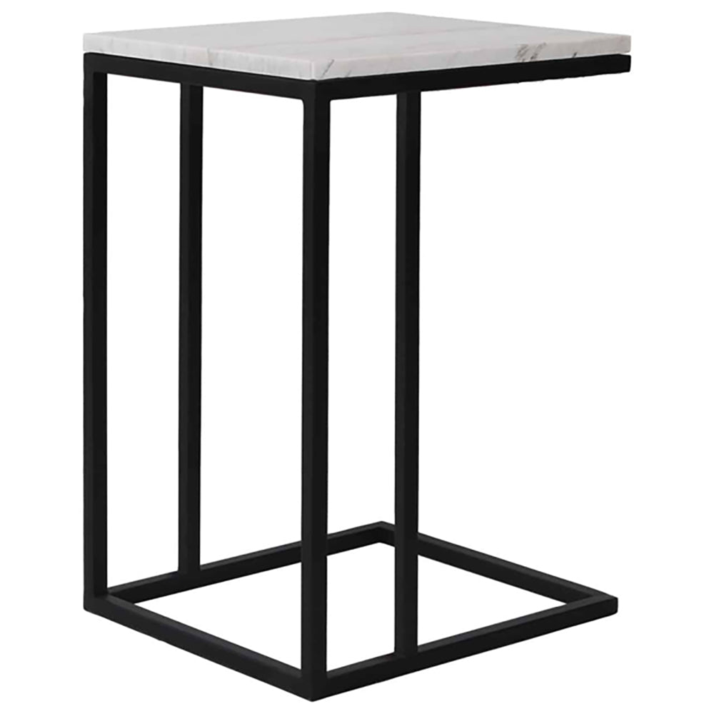 Product photograph of Richmond Lexington White Side Table from Olivia's