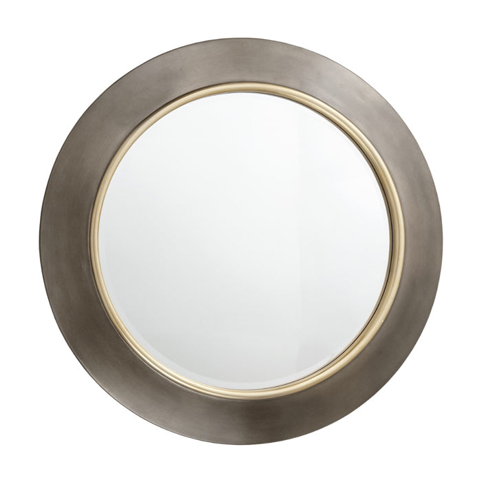 Product photograph of Rv Astley Guido Wall Mirror Brushed from Olivia's