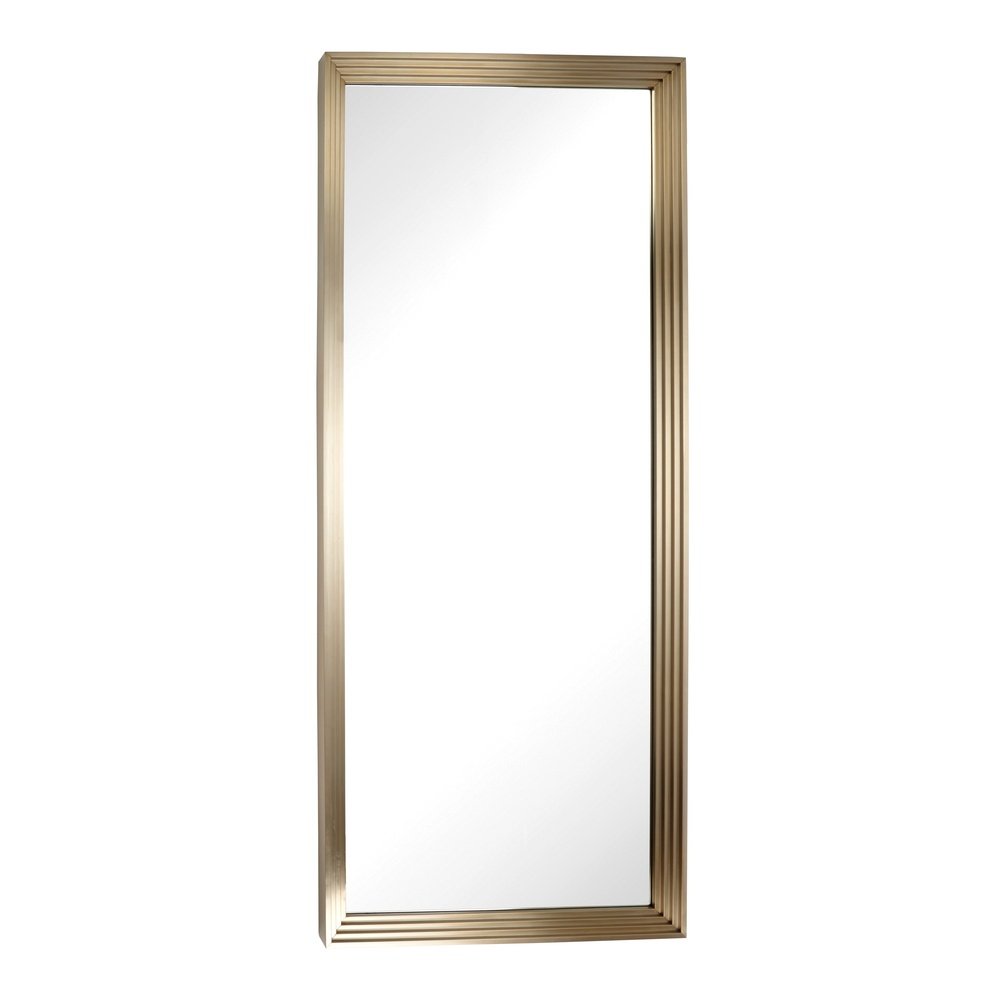 Product photograph of Rv Astley Duras Full Length Mirror Brushed Brass from Olivia's