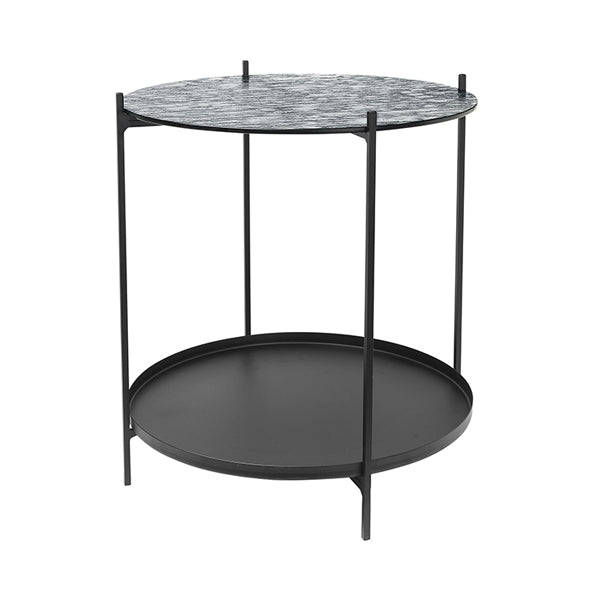 Product photograph of Broste Copenhagen Tristan Side Table Black from Olivia's