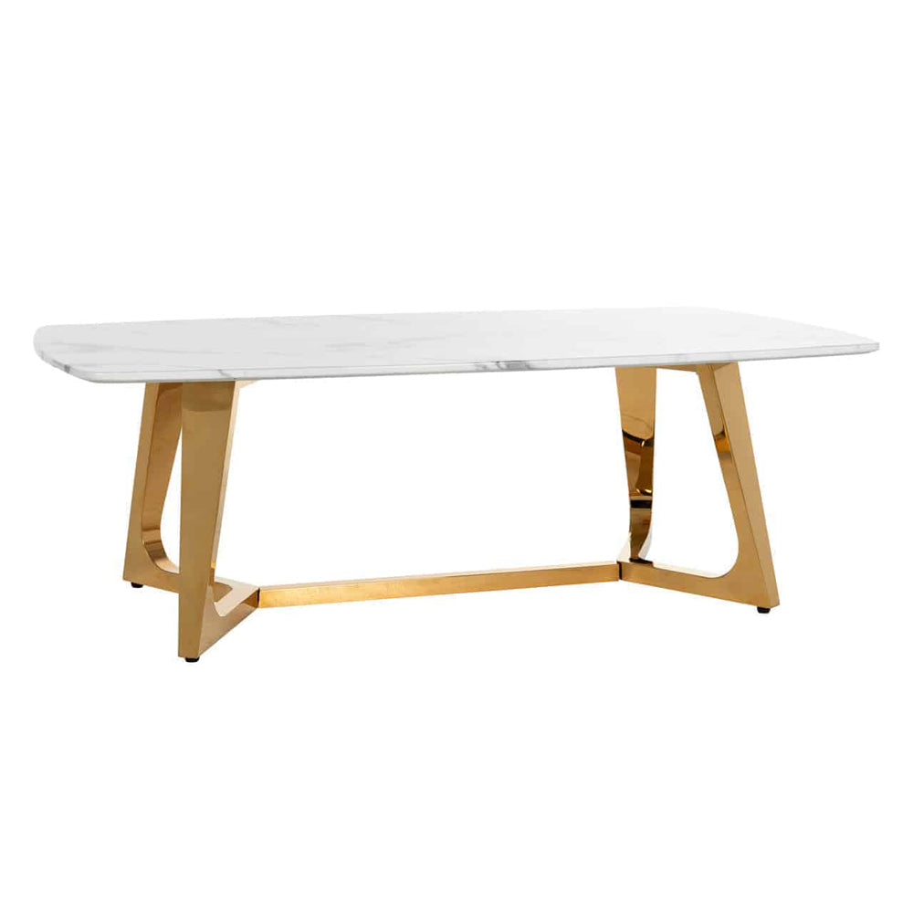 Richmond Dynasty Gold And White Coffee Table