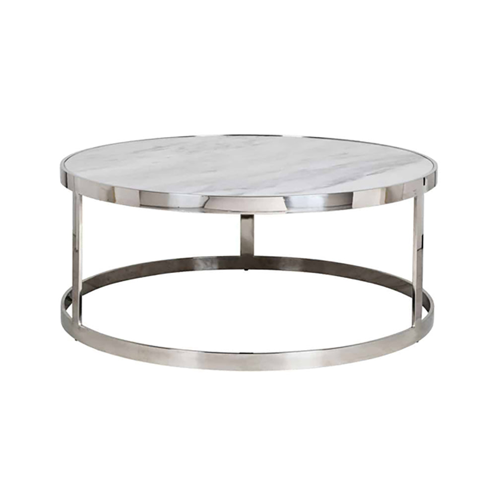 Richmond Levanto White Round Coffee Table