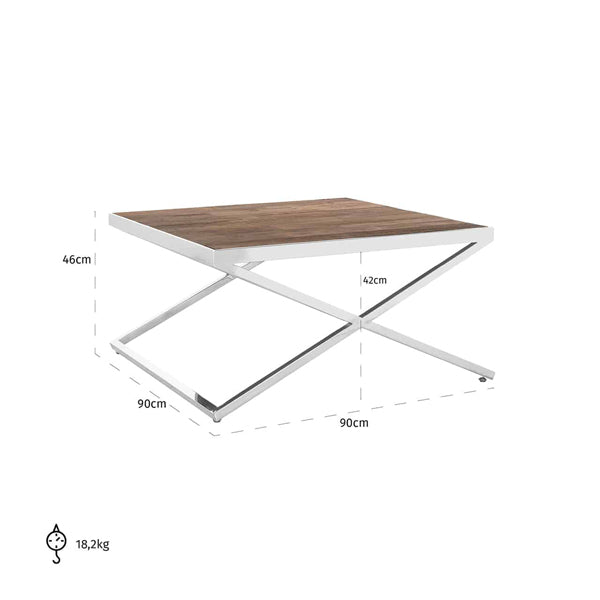 Product photograph of Richmond Redmond Brown Coffee Table Large from Olivia's.