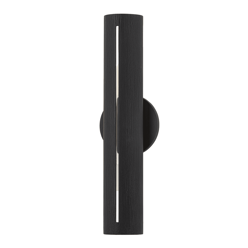 Product photograph of Hudson Valley Lighting Brandon 1 Light A Wall Sconce In Textured Black from Olivia's