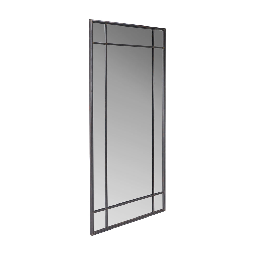 Product photograph of Olivia S Eliza Antiuqe Metal Rectangular Floor Mirror In Bronze from Olivia's.