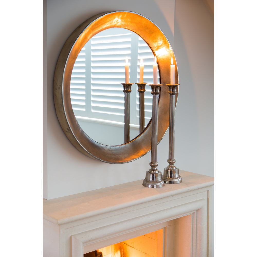 Product photograph of Light Living Spirit Antique Bronze Wall Mirror from Olivia's.